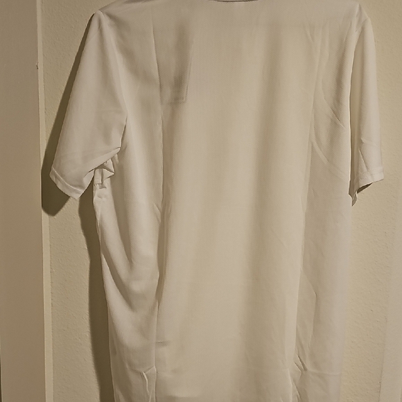 Adidas‎ White Short Sleeve Tee with Logo - Picture 3 of 7